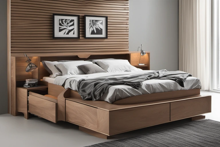 double bed design