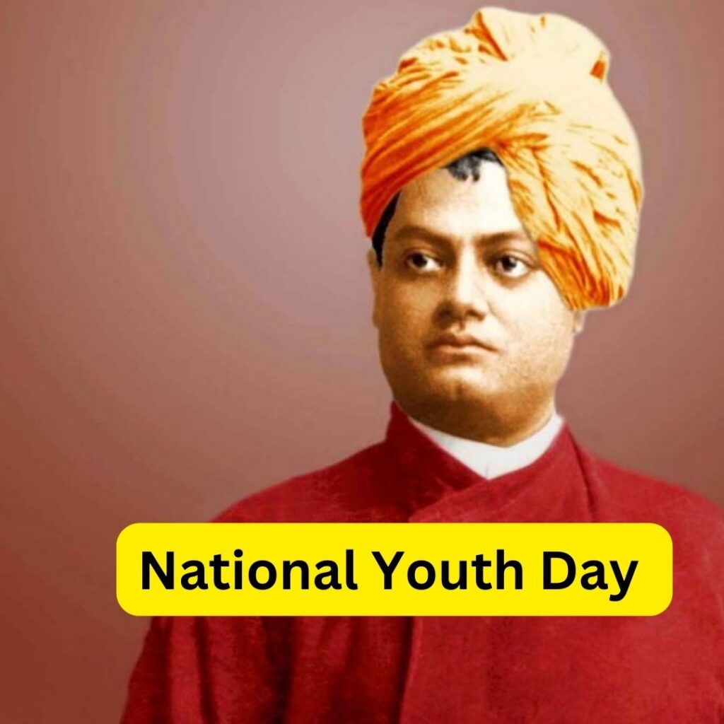 Swami Vivekananda photo on National youth Day 2024