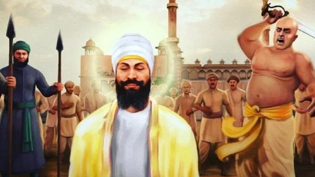 Guru Tegh Bahadur's martyrdom