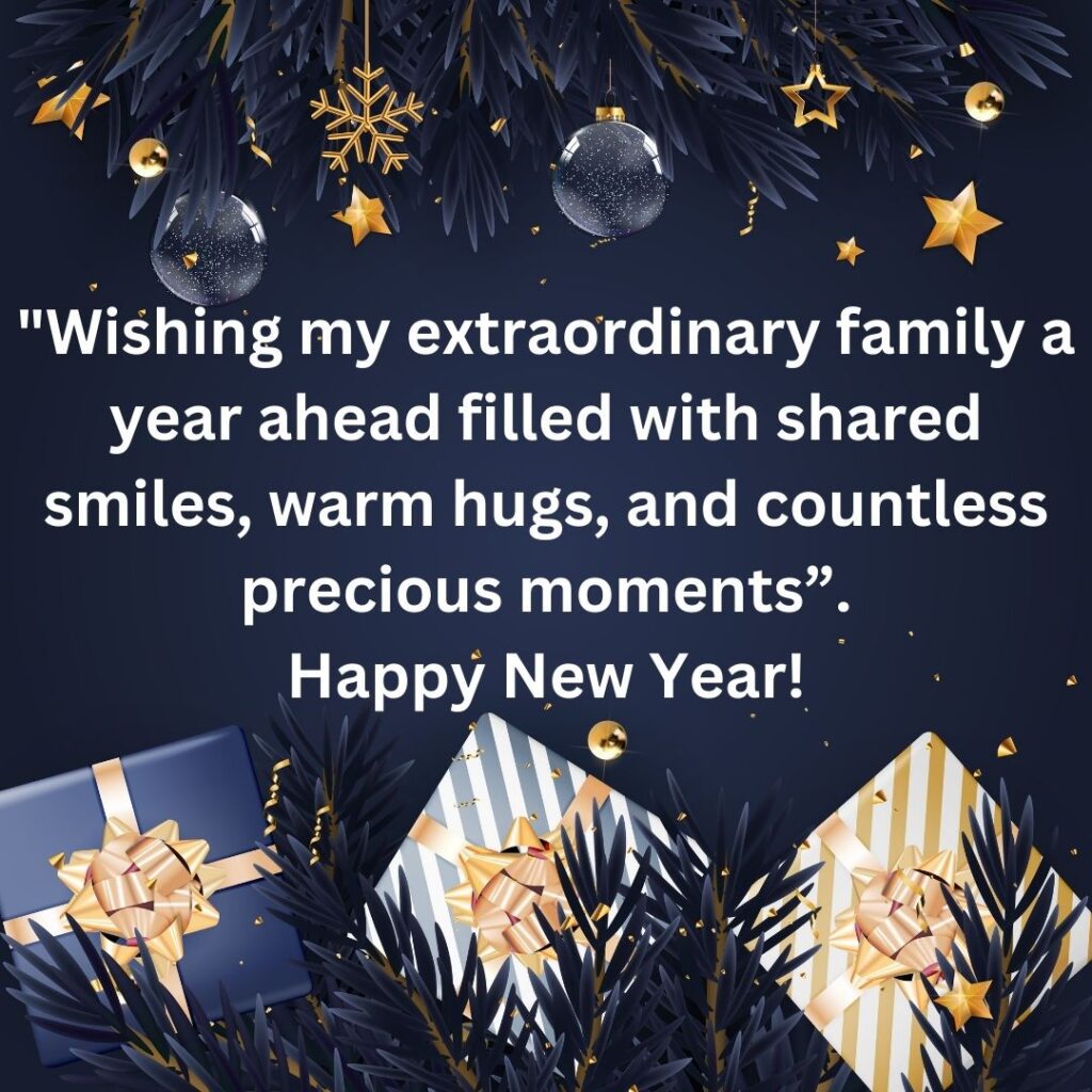 Happy New Year 2024 Quotes for family