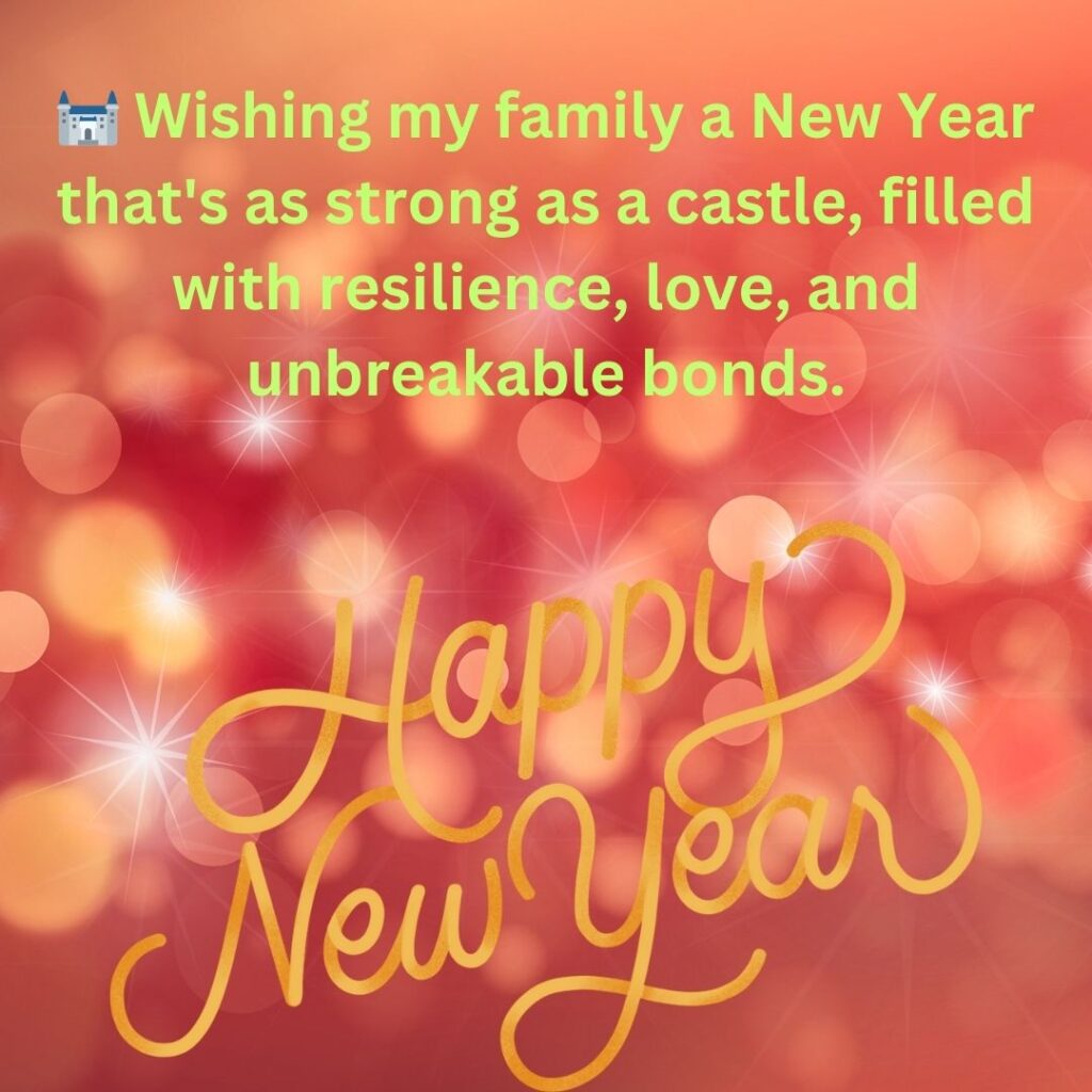 Happy New Year Wishes 2024 for family