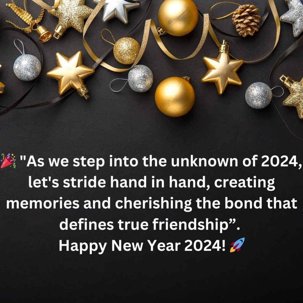 Happy New Year 2024 Quotes for friends