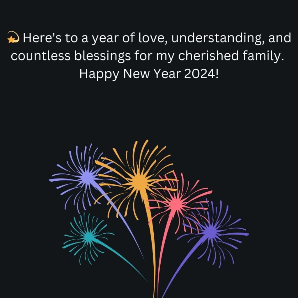 Happy New Year Wishes 2024 for family