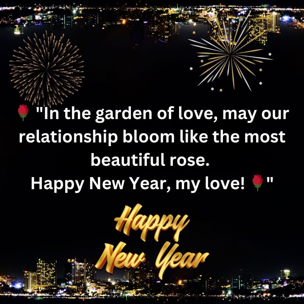 Happy New Year 2024 quotes for love